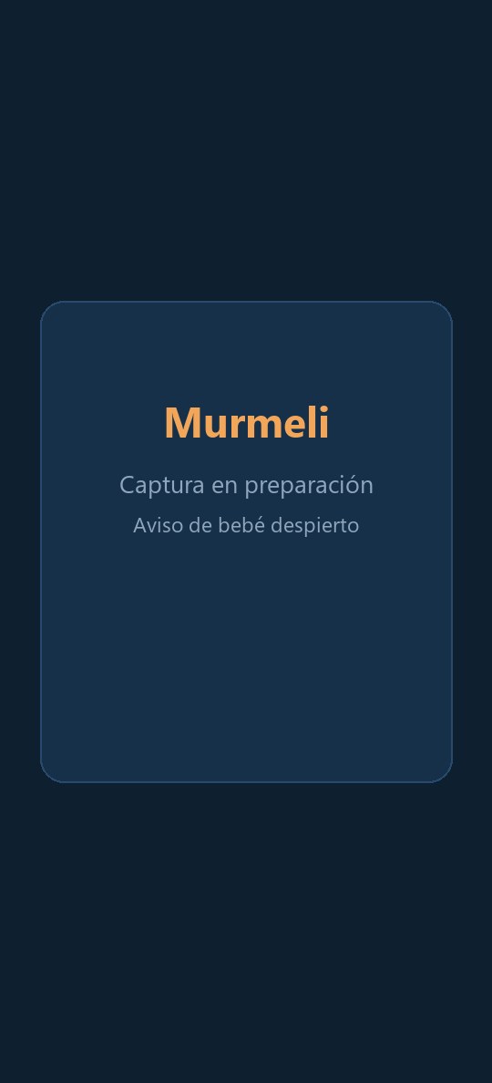 App vigilabebés Murmeli: aviso «El bebé está despierto» en el móvil de los padres